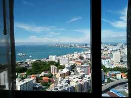 31st Floor Two Bedrooms/2baths 100% Seaview Pattaya Bay/free Strong Wi