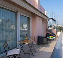 Magnificent 76m² homm Penthouse 6th, Acropolis View