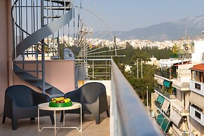 Magnificent 76m² homm Penthouse 6th, Acropolis View