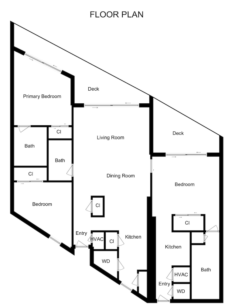 Seacrest 715AB is a 3 BR on the Gulf side of Okaloosa Island by RedAwn