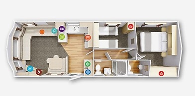 Stunning 6 Birth Caravan in Skegness, Herons Mead