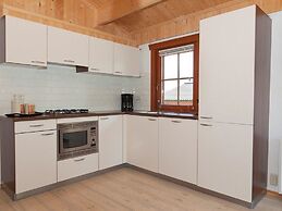 Wooden Chalet With Terrace and Microwave