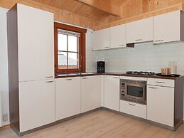 Wooden Chalet With Terrace and Microwave