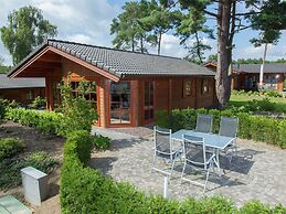 Wooden Chalet With Terrace and Microwave