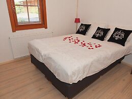 Wooden Chalet With Terrace and Microwave