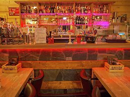 Wooden Chalet With Terrace and Microwave