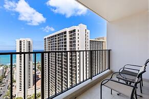 Beautifully Renovated 32nd Floor Deluxe Ocean View Waikiki Condo by Ko