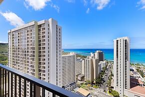 Beautifully Renovated 32nd Floor Deluxe Ocean View Waikiki Condo by Ko