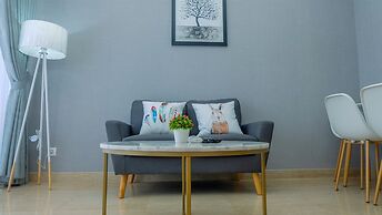 Classy 2BR Apartment at Menteng Park with City View