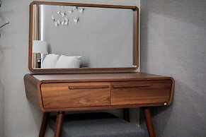 Minimalist and Warm Studio Apartment at Bintaro Plaza Residence