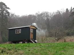 Cosy Woodland off Grid Shepherds Hut - Rowan