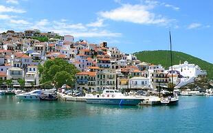 Villa Yiannoula With Amazing sea View at Skopelos Old Port !!!