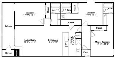 Slopeside 1849 Condos - Comfortable 3 BR Condos with Full Kitchens