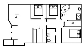 6 Person Holiday Home in Tarm