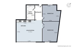 Sanders Leaves - Precious 2-bdr Apt With City View