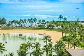 Ilima Suite at The Ilikai Short Walk to Beach!