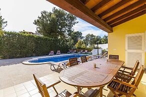 The Villa Located in Cala Vinyes, has a Private Pool