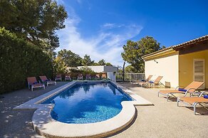 The Villa Located in Cala Vinyes, has a Private Pool