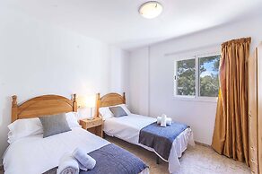 The Villa Located in Cala Vinyes, has a Private Pool