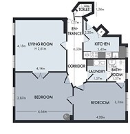 Cozy Two-bedroom Apartment in Copenhagen Osterbro