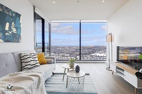 KOZYGURU Docklands Cozy Water View 1BED