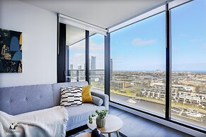 KOZYGURU Docklands Cozy Water View 1BED
