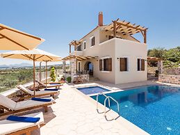 Stylish Villa Katifes With Private Pool, Amazing Views of the Sea and 