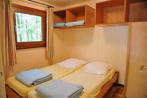 Cozy, Wooden Chalet With a Microwave, Located in a Forest