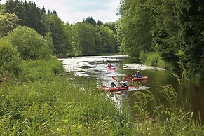 Cozy, Wooden Chalet With a Microwave, Located in a Forest