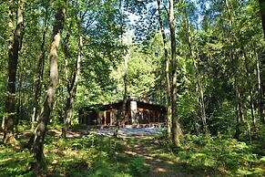 Cozy, Wooden Chalet With a Microwave, Located in a Forest