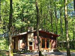 Cozy, Wooden Chalet With a Microwave, Located in a Forest