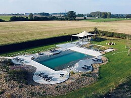 Charming Cottage in a Castle-farm in Ohey With Swimming Pond