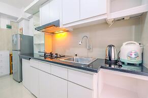 Furnished Green Pramuka 1BR Apartment with Modern Style and City View
