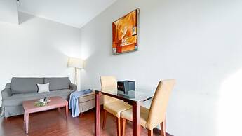 1BR Queen Bed at Ancol Marina Apartment near Dufan