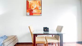 1BR Queen Bed at Ancol Marina Apartment near Dufan