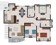 Inviting 3-bedroom Apt in Santo Domingo!