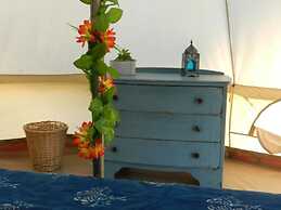 Cosy Glamping 4m Bell Tent in Rural Herefordshire