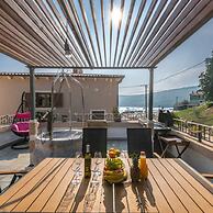 Villa with Sea Views, Hot Tub, & Roof Terrace