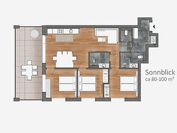 Beautiful Apartment With 2 Bathrooms, on ski Slope