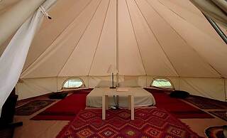 Glamping at a Lovely Tent in Skiaxtro- Marathopoli