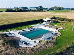 Nice Cottage in a Castle-farm in Ohey With Swimming Pond