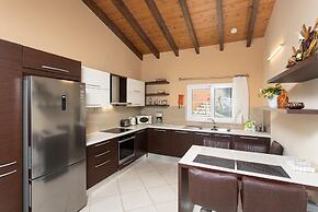 Villa Konstantinos Large Private Pool Walk to Beach Sea Views A C Wifi