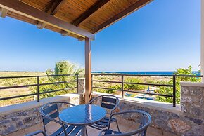 Spiros Beach Villa Large Private Pool Walk to Beach Sea Views A C Wifi
