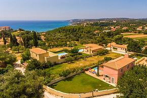 Villa Vali Large Private Pool Walk to Beach Sea Views A C Wifi Car Not