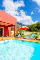 Villa Vali Large Private Pool Walk to Beach Sea Views A C Wifi Car Not