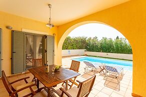 Villa Katerina Large Private Pool Walk to Beach Sea Views A C Wifi Car