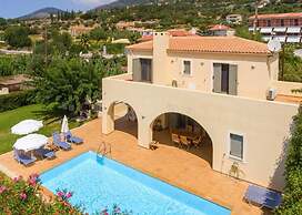 Villa Katerina Large Private Pool Walk to Beach Sea Views A C Wifi Car