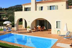Villa Katerina Large Private Pool Walk to Beach Sea Views A C Wifi Car