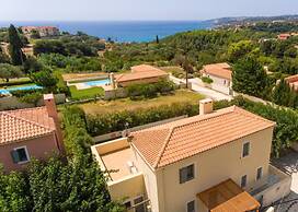 Villa Katerina Large Private Pool Walk to Beach Sea Views A C Wifi Car