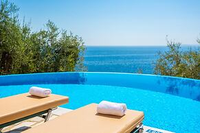Villa Petros Large Private Pool Walk to Beach Sea Views A C Wifi Car N